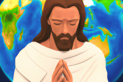 DALL·E-2023-03-19-19.02.11-Jesus-praying-for-planet-earth-8k-resolution
